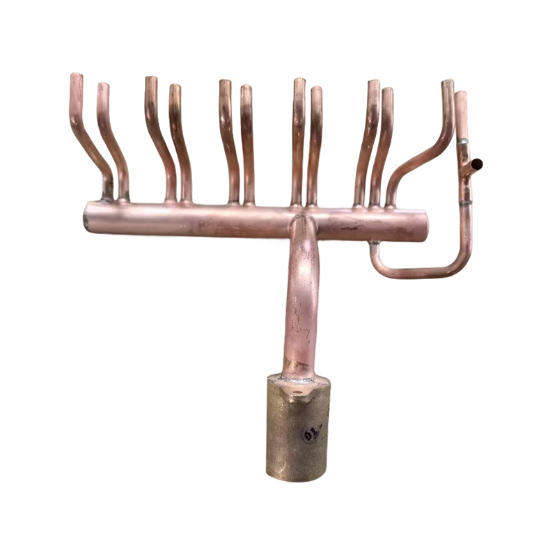 How can the material uniformity be optimized through continuous casting and rolling processes during the manufacturing of copper capillary assemblies?
